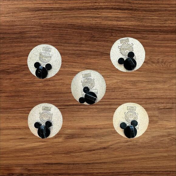 5 Hidden Mickey Disney Parks Trading Pins, Plus 2 Bonus Pins - Picture 2 of 2